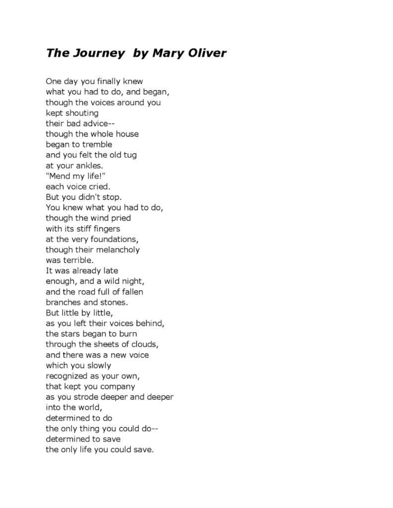 inspirational poems about life